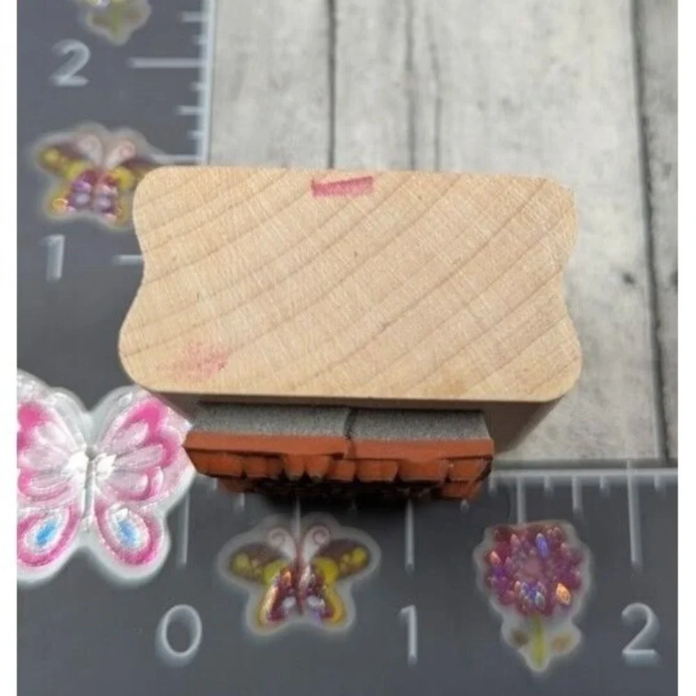 Stampin' Up! Sending Worm Wishes Bug Day Rubber Stamp Wood #A57